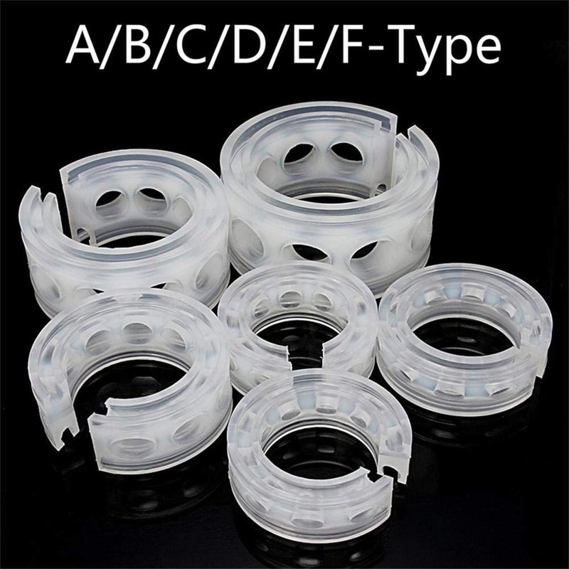 dkvaess 2Pcs Universal Car Shock Absorber Spring Bumper Power Auto Buffers A/B/C/D/E/F Type Spring Bumpers Rubber B Type - Image 3